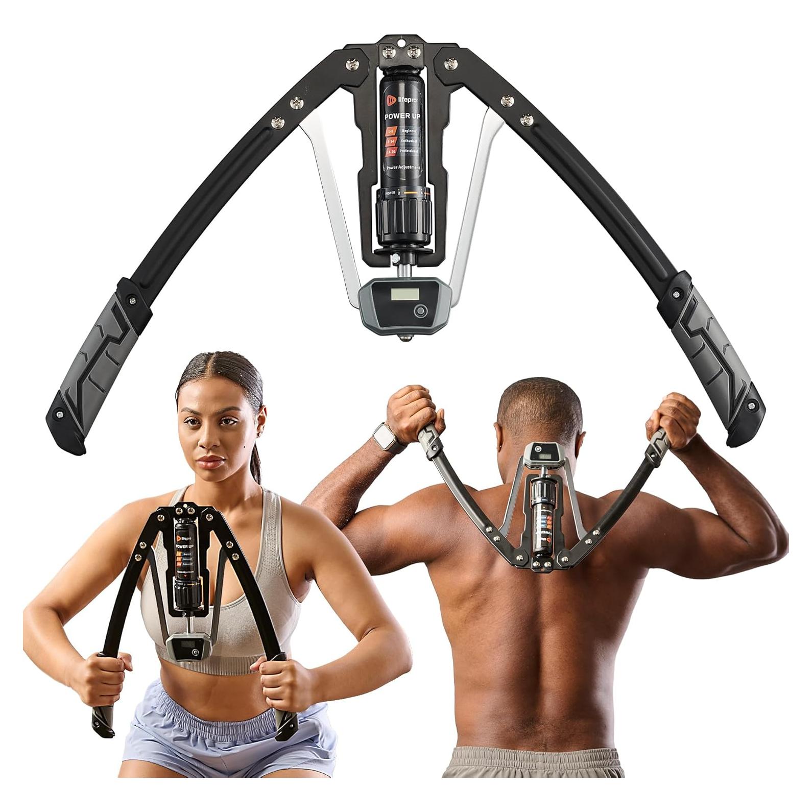 Expansor de Pecho Hidráulico LifePro Giro y Pecho 10 Niveles 10-200kg