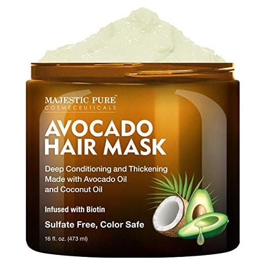 Mascarilla Capilar Aguacate y Coco Majestic Pure 473 ml