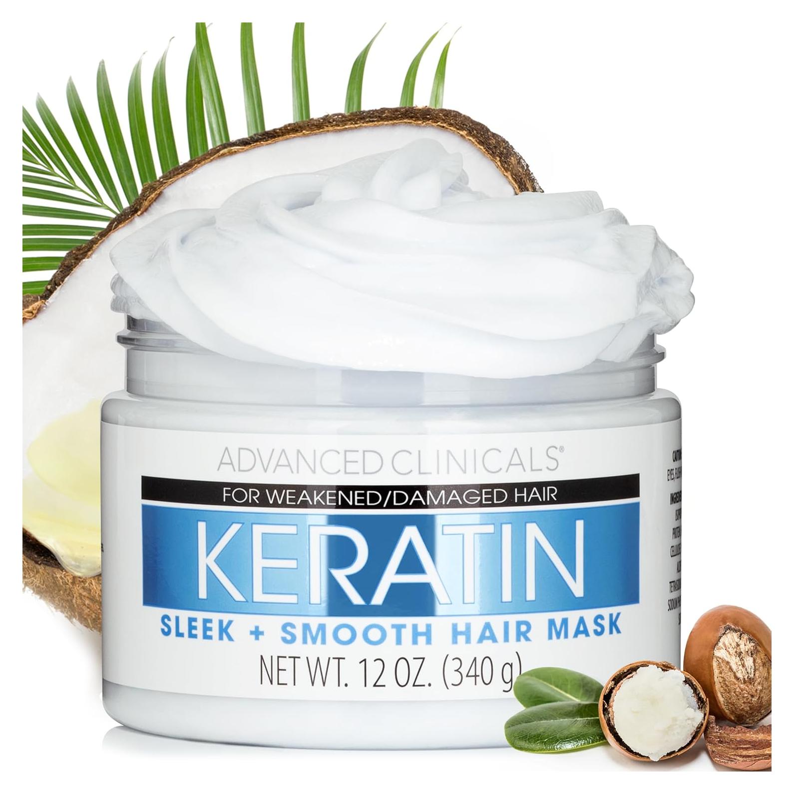 Mascarilla de Cabello con Queratina Advanced Clinicals 340g