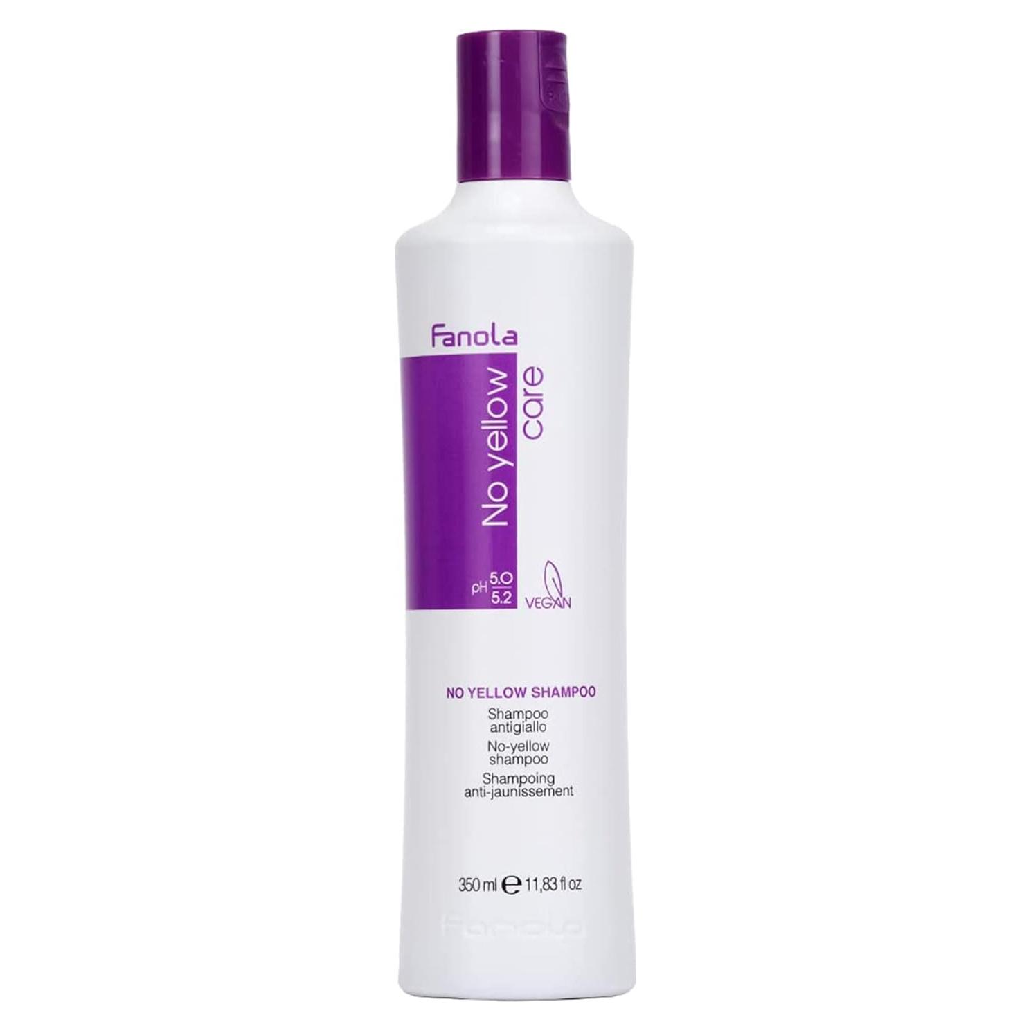 Champú Morado No Yellow Fanola 350 ml - Cabello Rubio y Gris