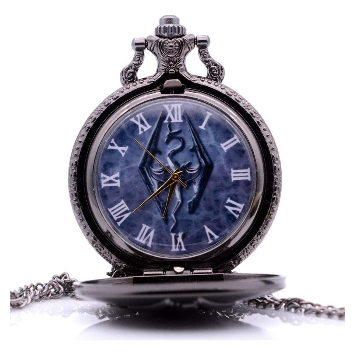 Reloj de bolsillo KDJSTORE PW06 Cuarzo Vintage Negro