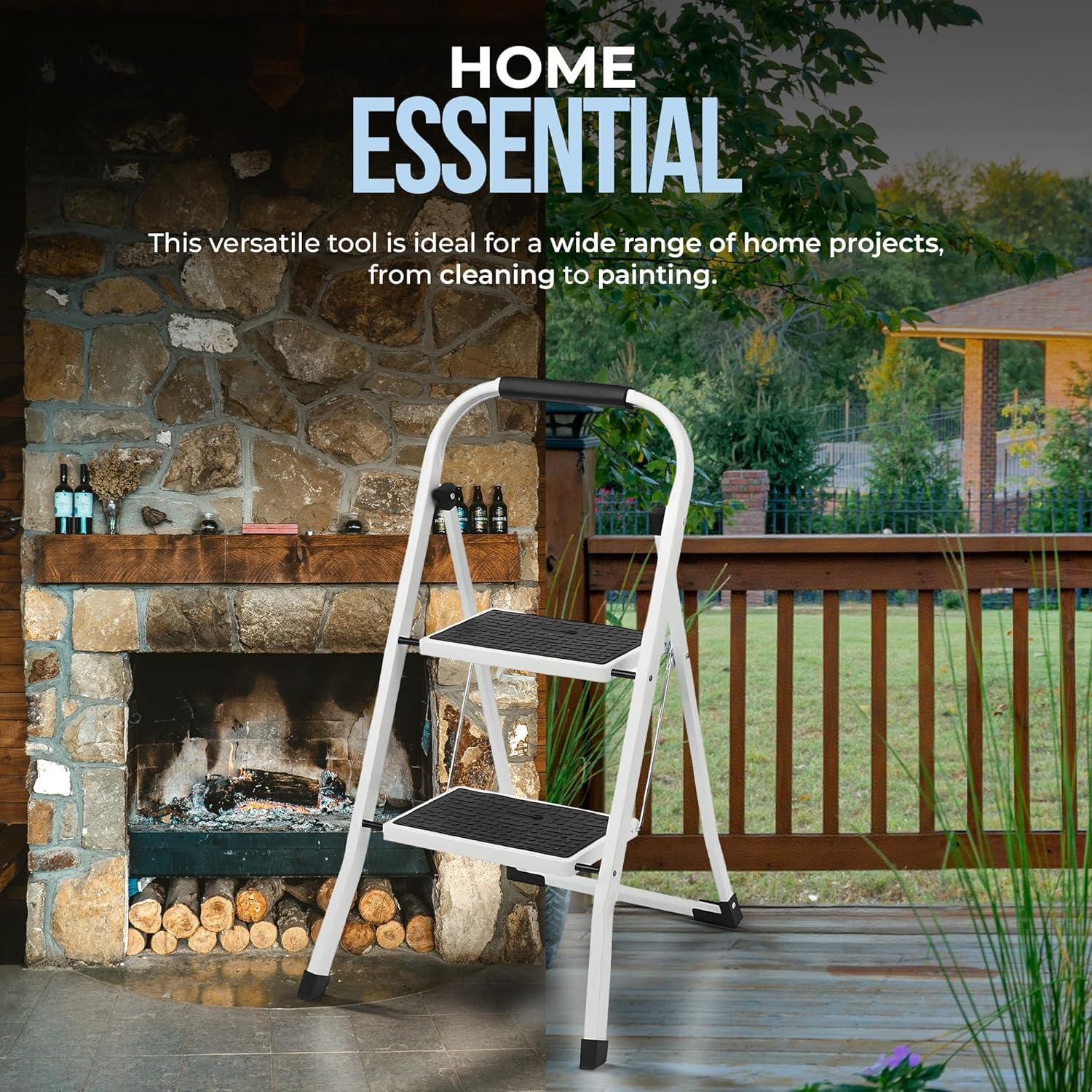 Escalera Simpli-Magic 2 Peldaños Antideslizante 150 kg