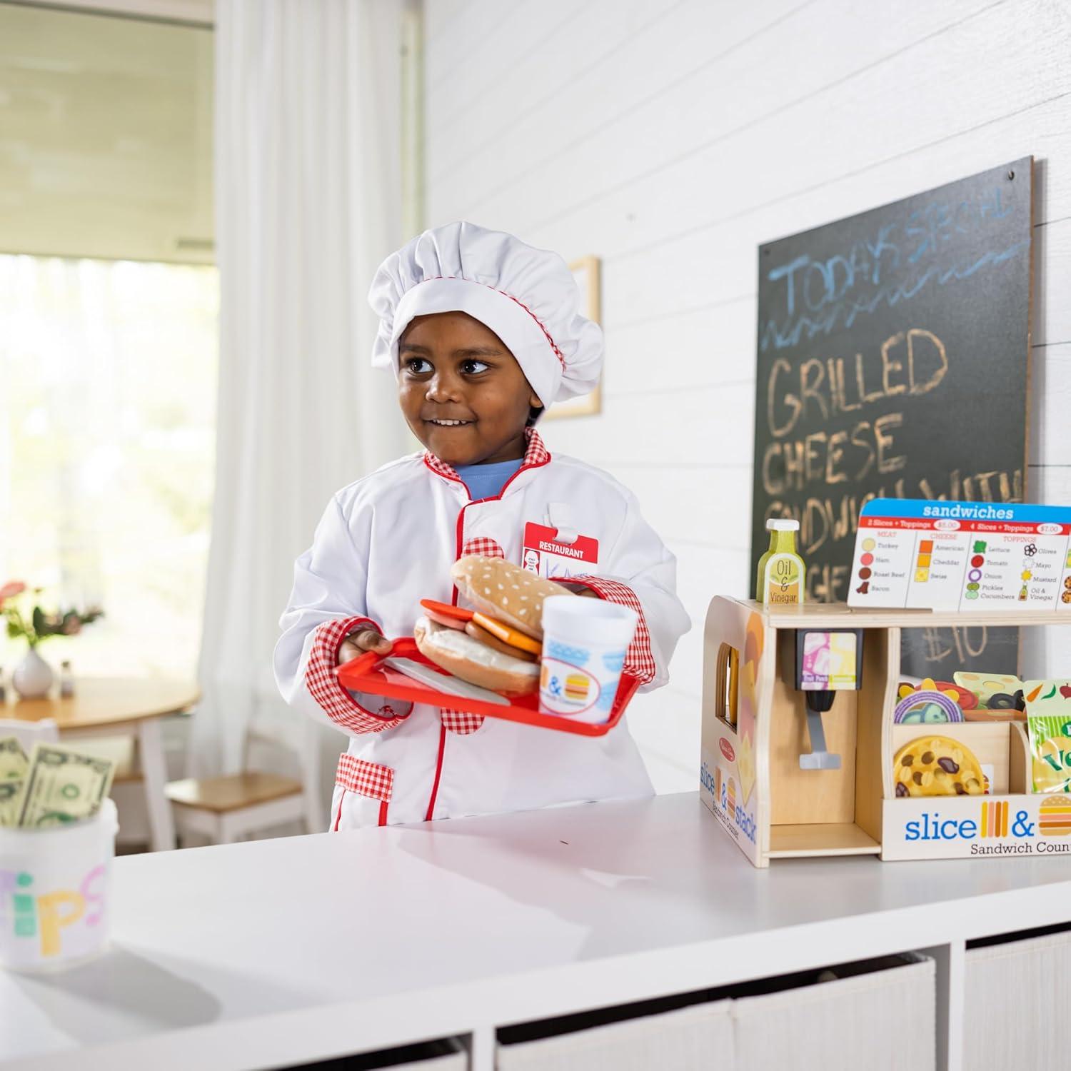 Contador de Sándwiches Melissa & Doug 52 Piezas de Madera