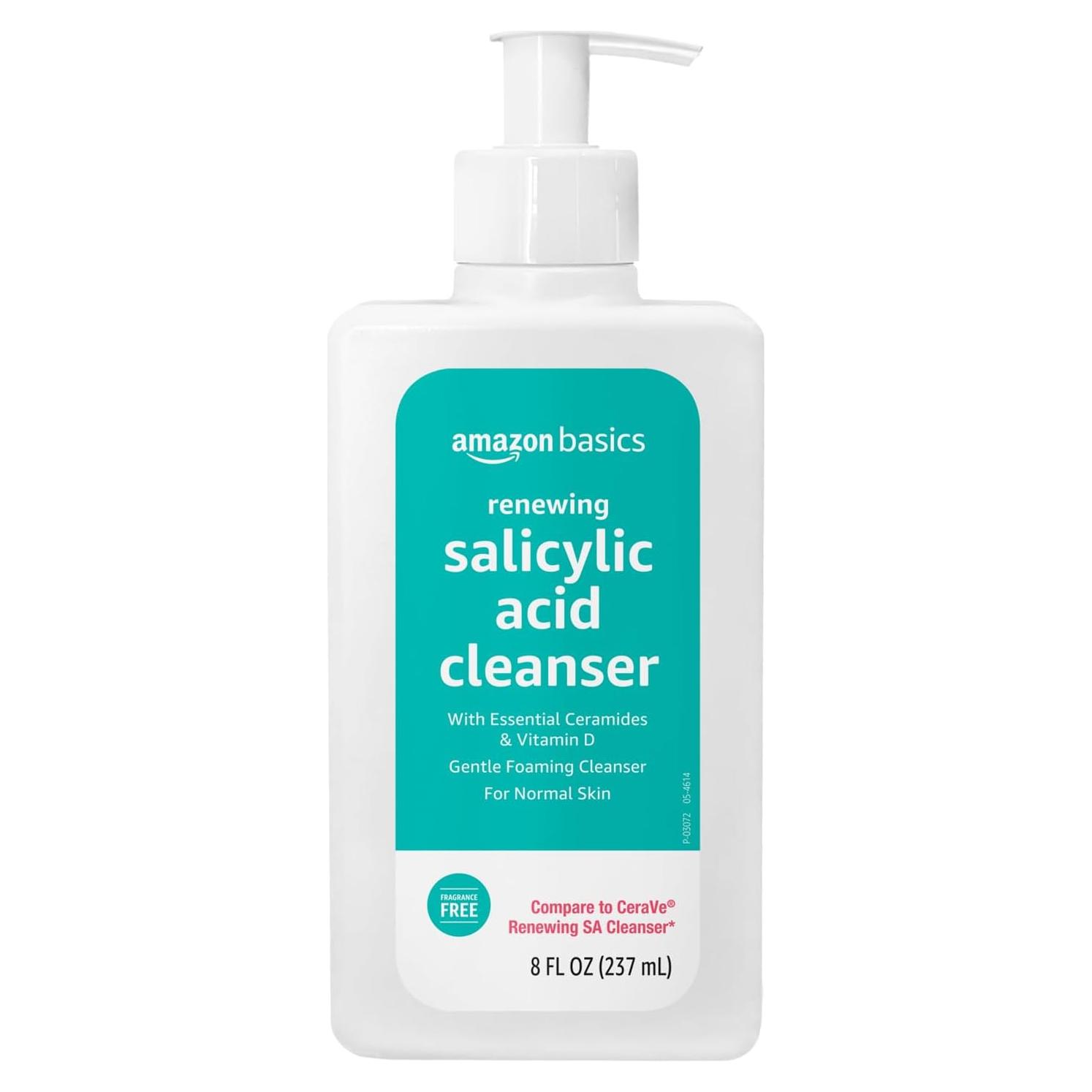 Limpiador Facial Amazon Basics Ácido Salicílico 236 ml