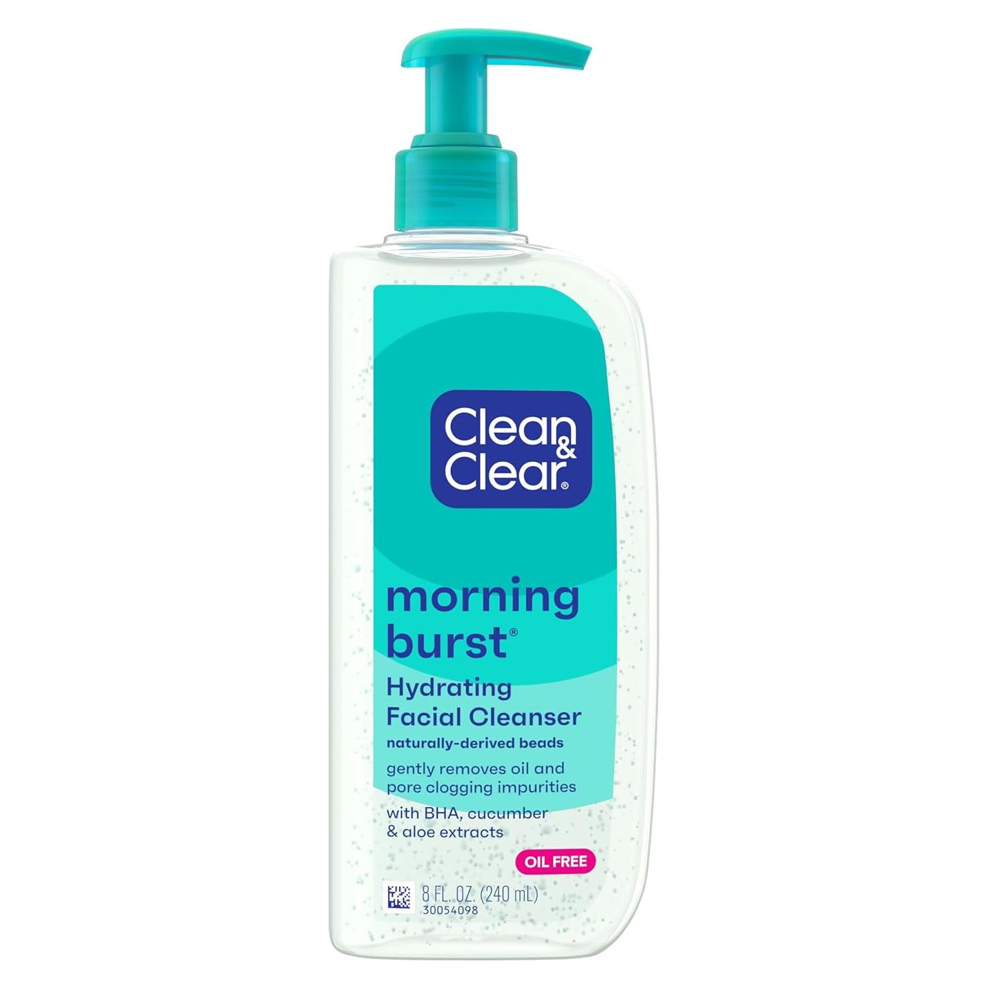 Limpiador Facial Hidratante Clean & Clear 236 ml BHA Pepino Aloe