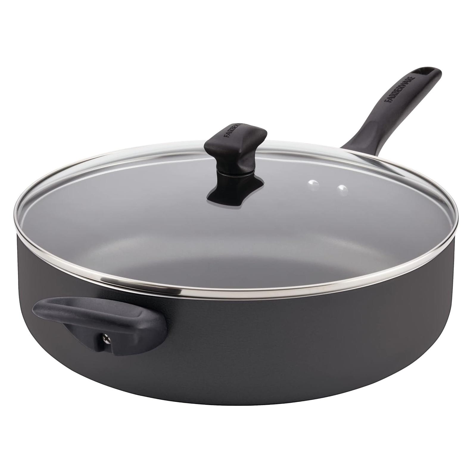 Cacerola Jumbo Antiadherente Farberware 6 Qt con Asa Auxiliar