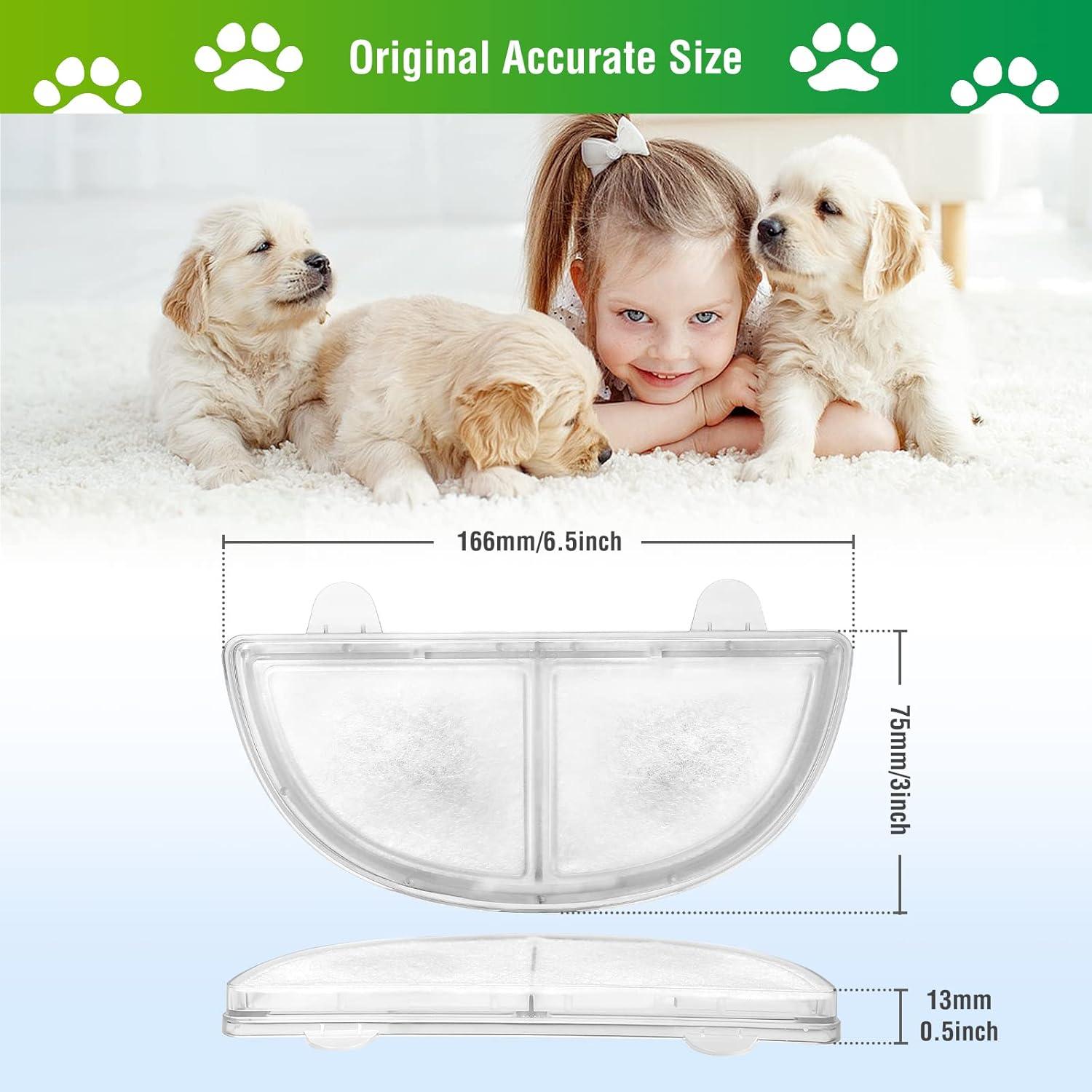 Paquete de 6 Filtros de Reemplazo ZEKIRY para Fuentes de Agua