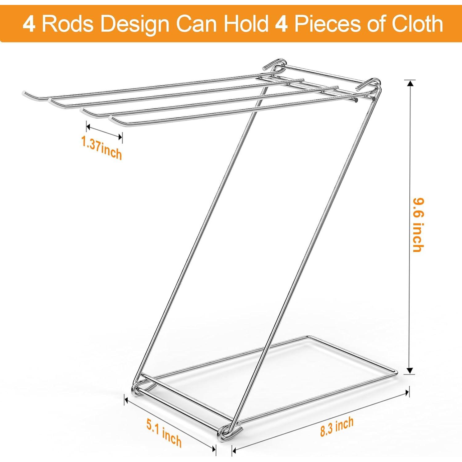 Soporte para Toallas de Cocina Seropy Acero Inoxidable 4 Brazos