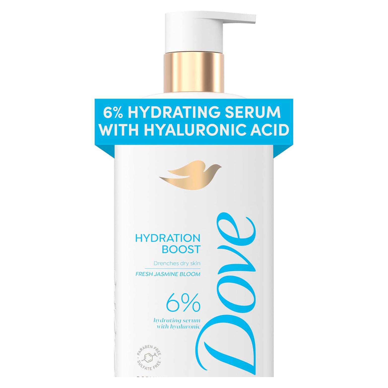 Gel de Ducha Dove Hidratación Aumentar 550 ml Ácido Hialurónico