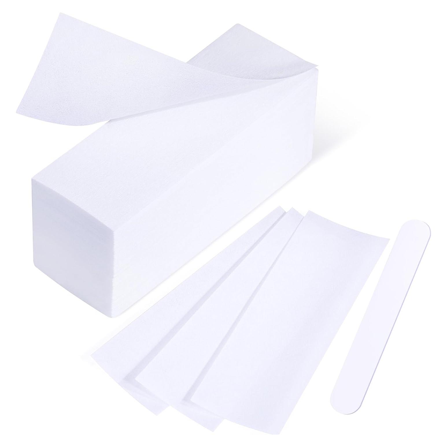 200 Tiras de Cera No Tejidas Mirucoo para Depilación