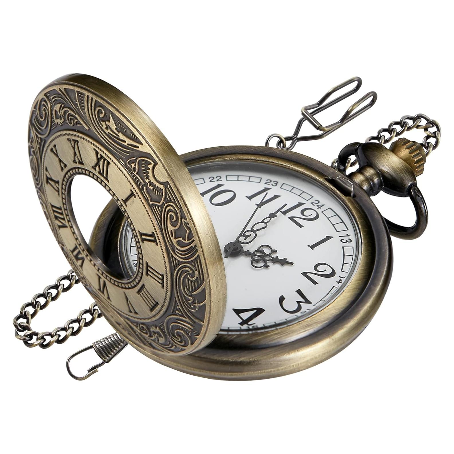 Reloj de bolsillo de cuarzo SwitchMe con esfera árabe