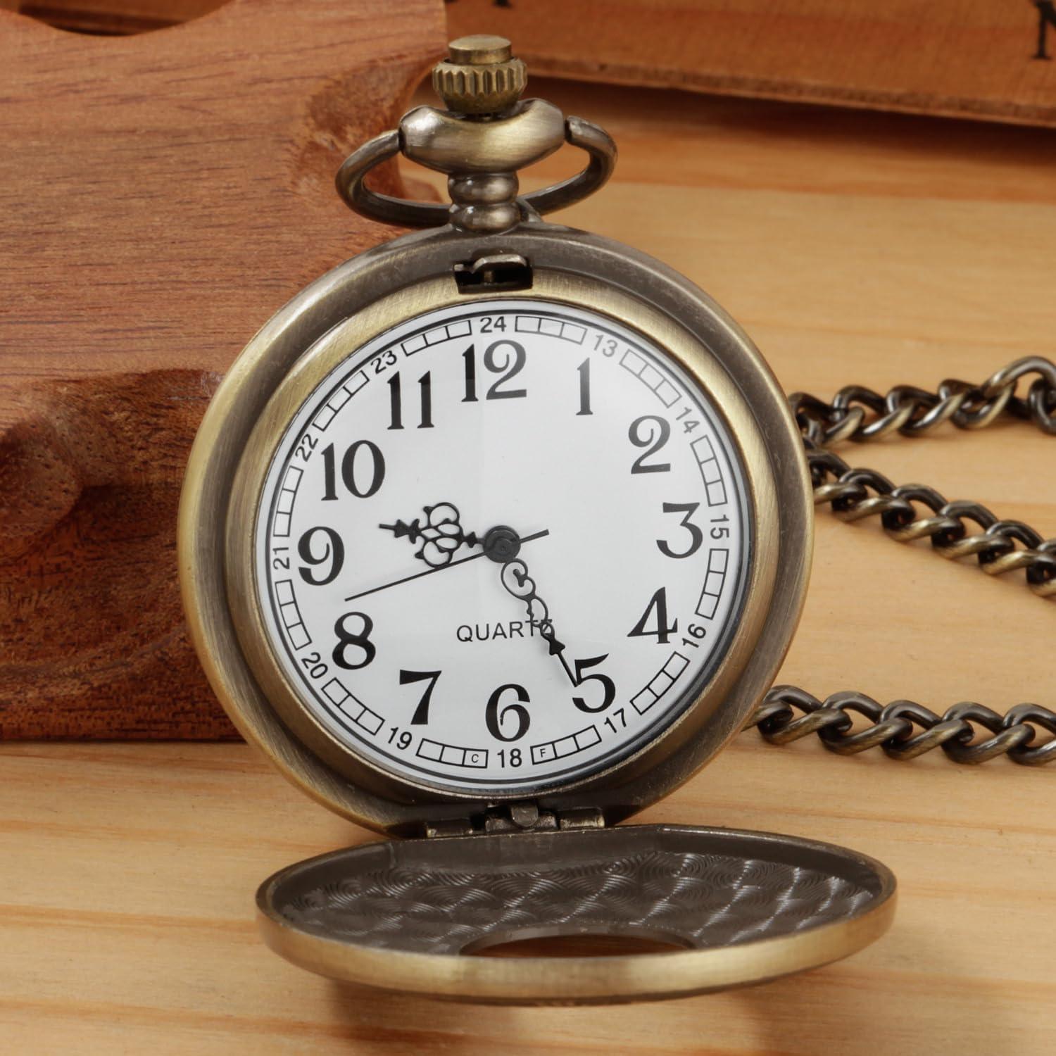 Reloj de bolsillo de cuarzo SwitchMe con esfera árabe