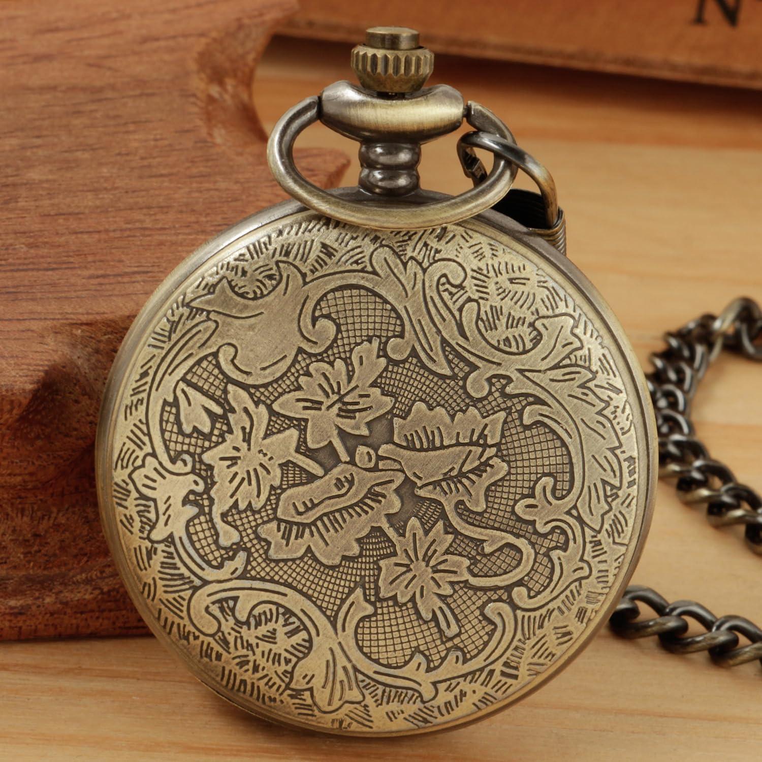 Reloj de bolsillo de cuarzo SwitchMe con esfera árabe