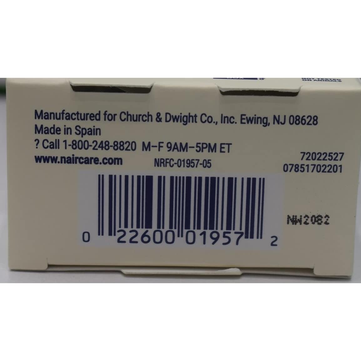 Cera Depilatoria Nair Listones Listos 40 Unidades Cara/Bikini