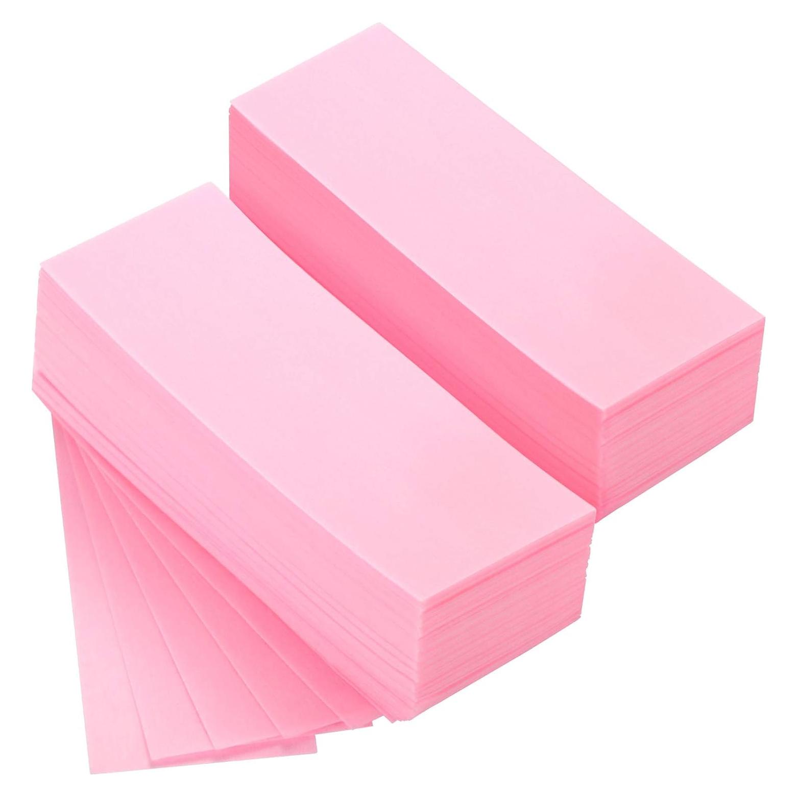 Tiras de Cera Maitys 200 Piezas Rosa para Depilación Facial y Corporal