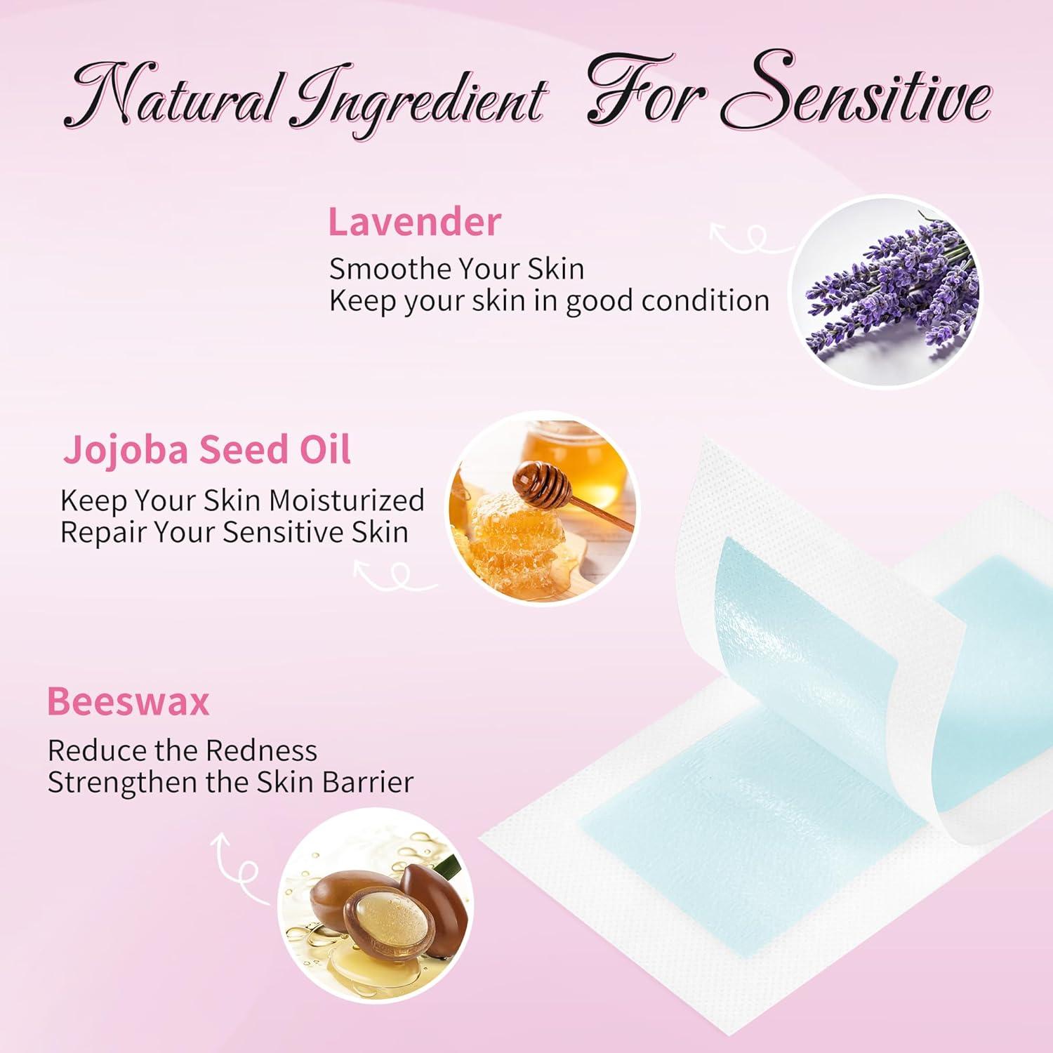 Ceras para Cejas Beauty7 - 88 Piezas Cera Corporal y Facial