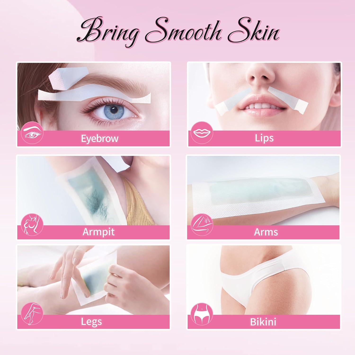 Ceras para Cejas Beauty7 - 88 Piezas Cera Corporal y Facial