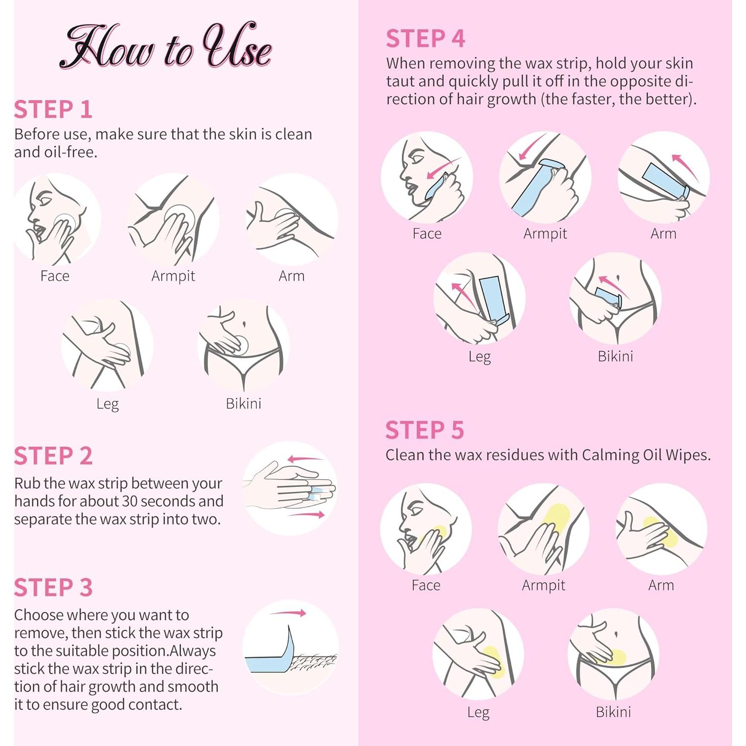 Ceras para Cejas Beauty7 - 88 Piezas Cera Corporal y Facial