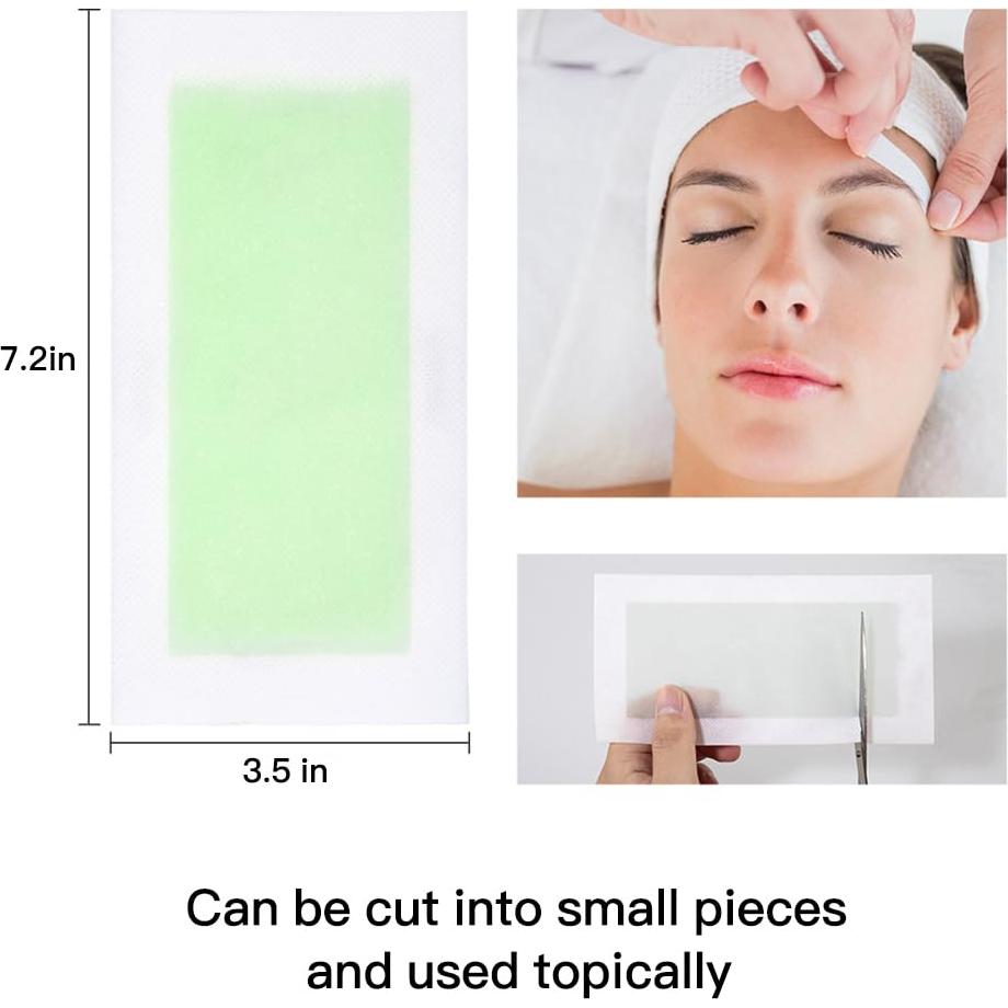 Cintas de Cera Corporal PUMEI 100 Unidades Depilación