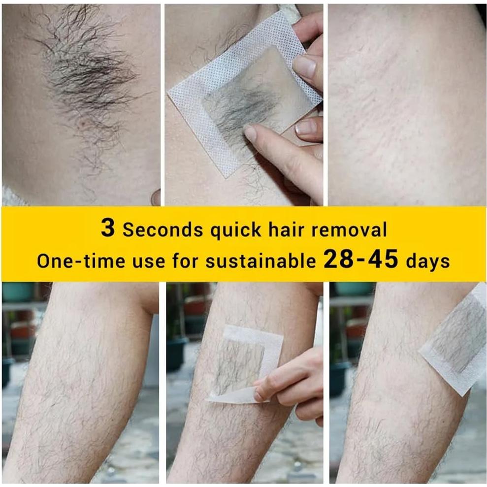 Cintas de Cera Corporal PUMEI 100 Unidades Depilación