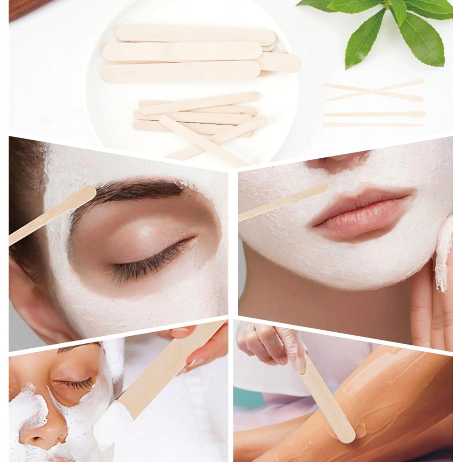 1000 Palitos de Cera de Madera EWVVSS - 4 Tamaños