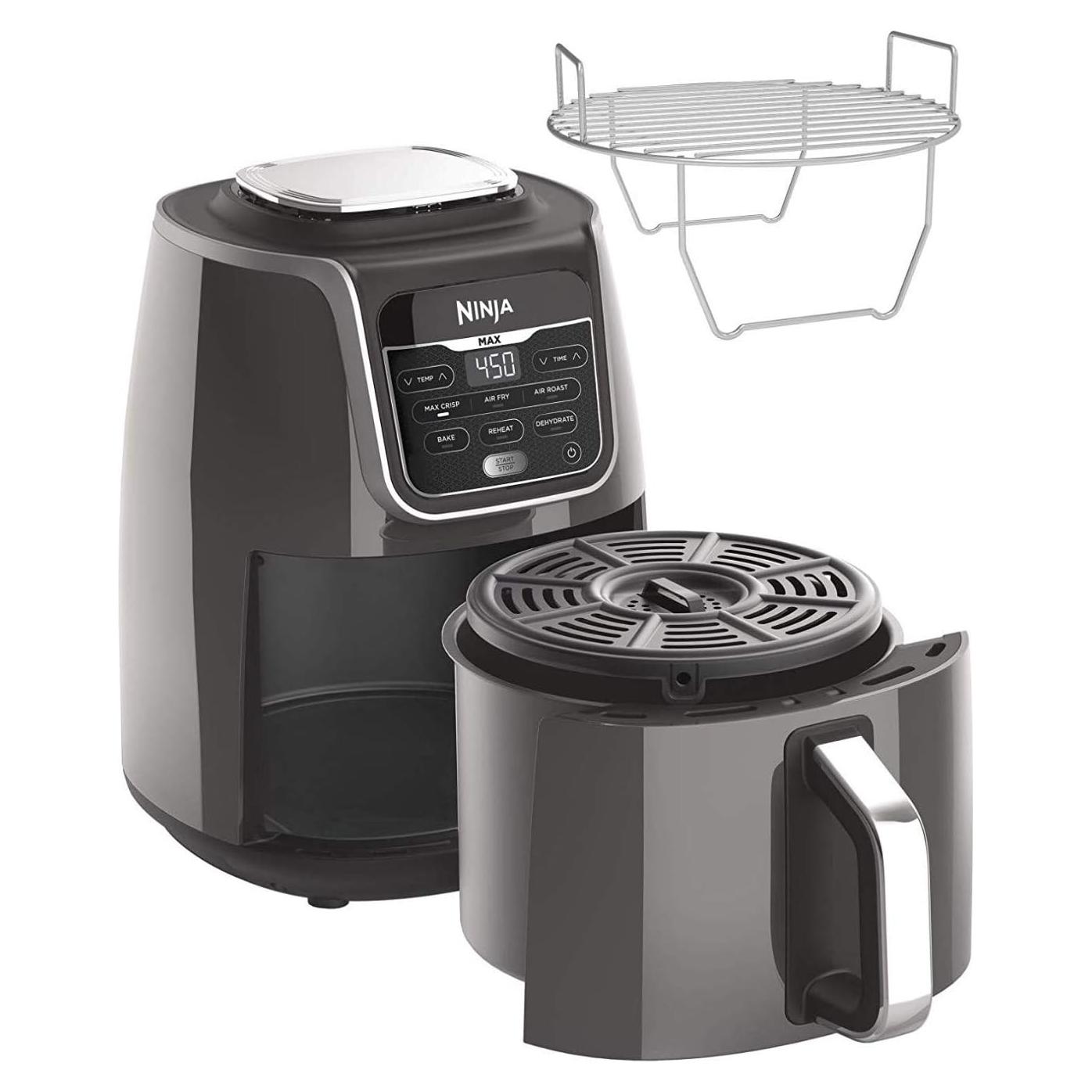 Freidora de Aire Ninja AF161 Max XL 5.5L 7 en 1 Gris