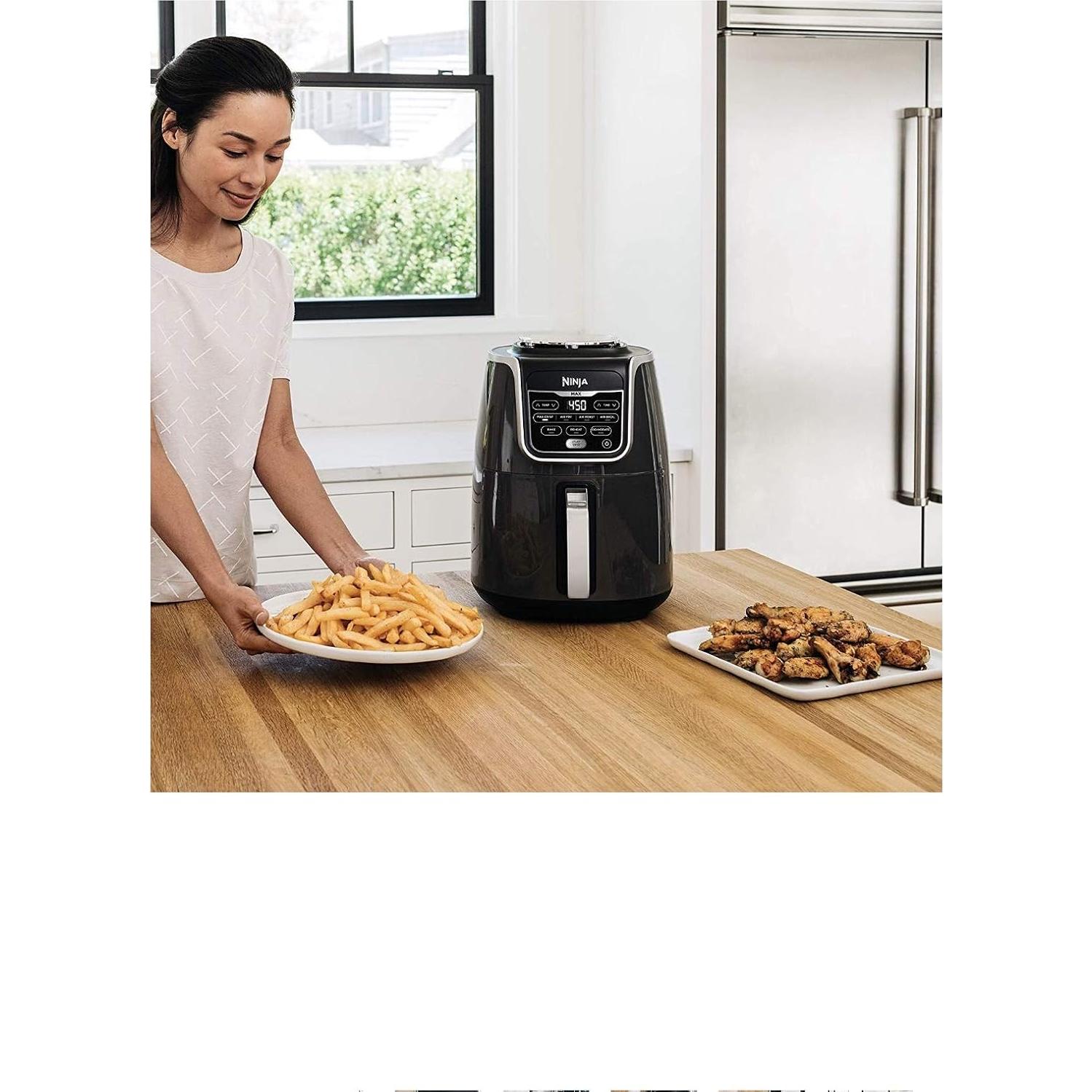Freidora de Aire Ninja AF161 Max XL 5.5L 7 en 1 Gris