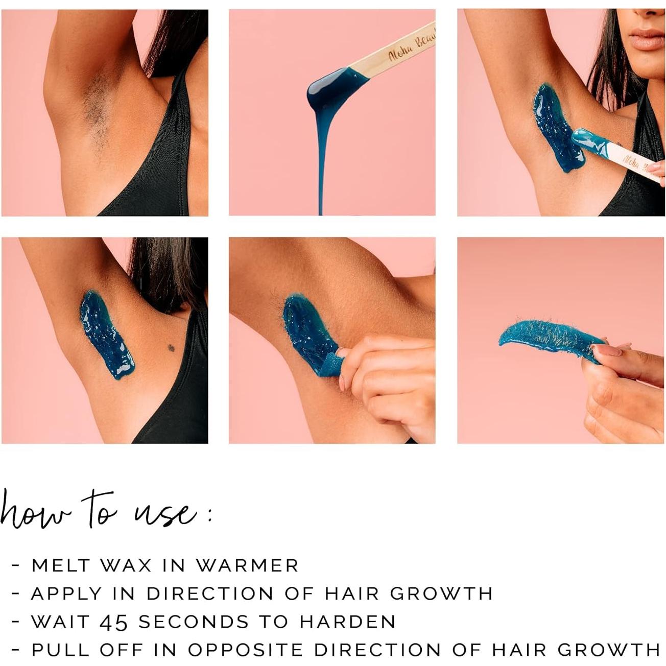 KoluaWax Perlas de Cera Dura 1 lb Sal Marina y Surf