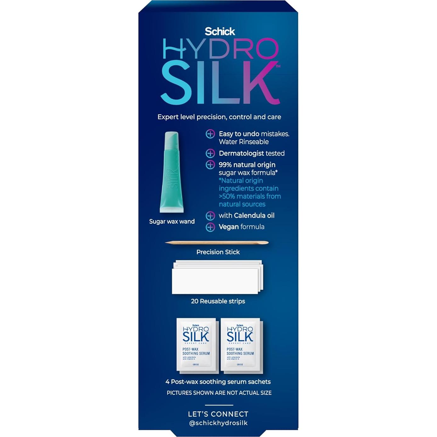 Cera de Azúcar Schick Hydro Silk para Cejas y Cara 19,84 g