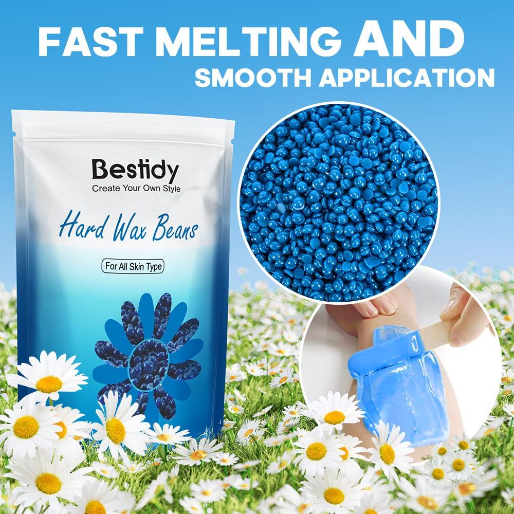 Perlas de Cera Dura Bestidy 500g para Depilación en Casa