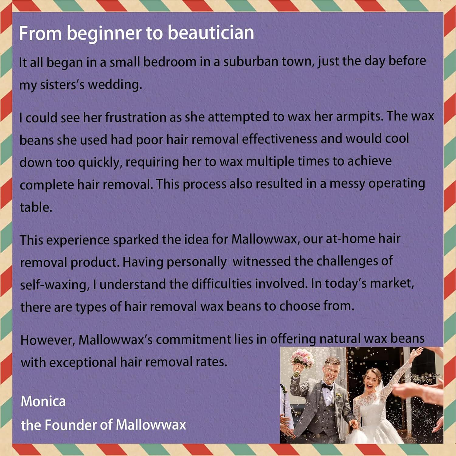 Perlas de Cera Dura Mallowwax Lavanda 453 g para Depilación