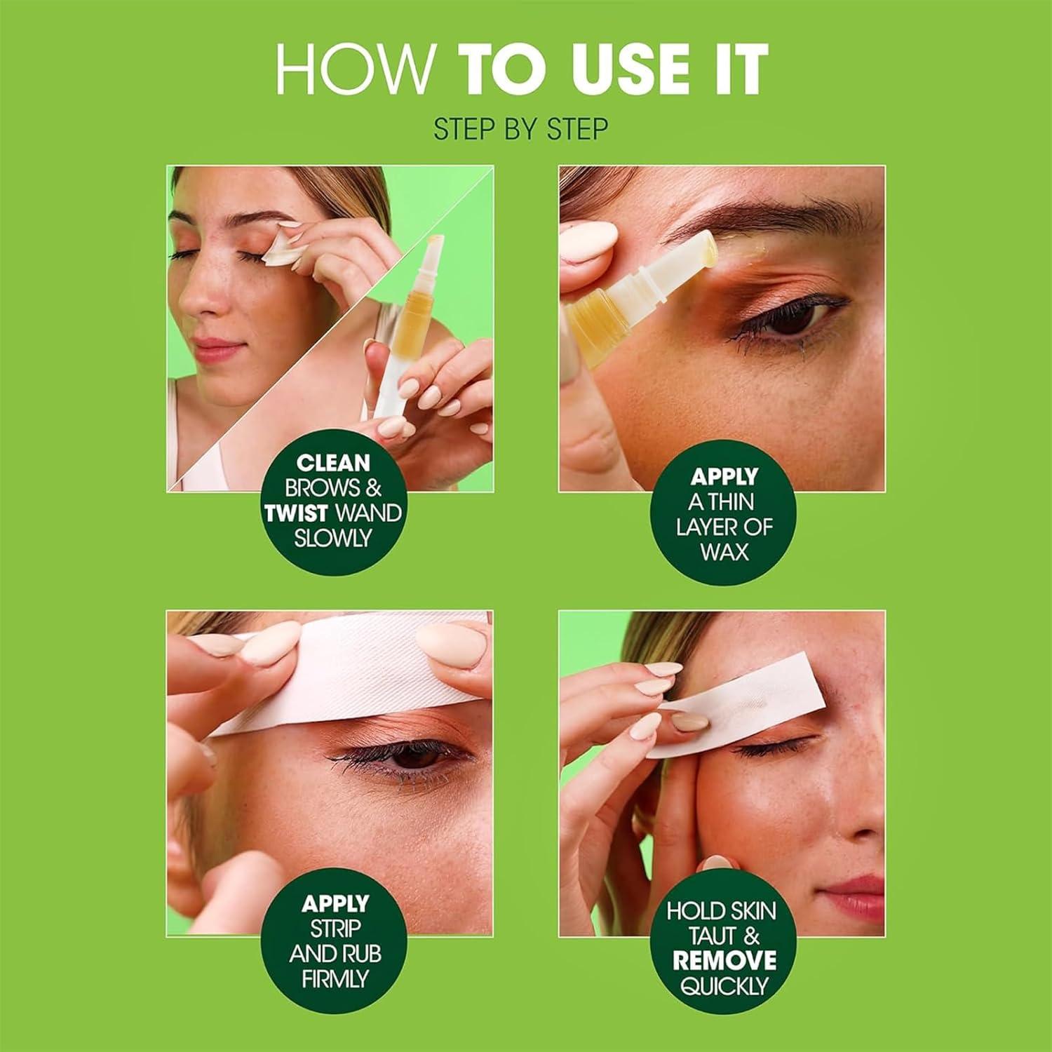 Kit de Cera para Cejas PMUBEAUTY - Depilación Facial en Casa