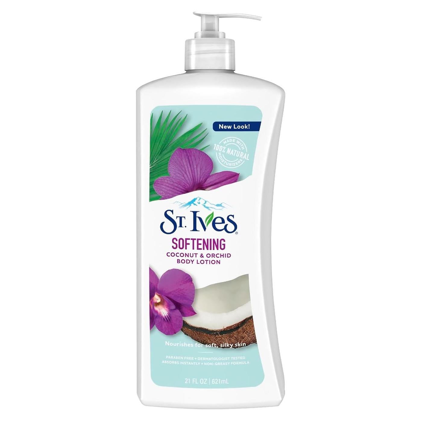 Loción Corporal Suavizante St. Ives Coco y Orquídea 621 ml