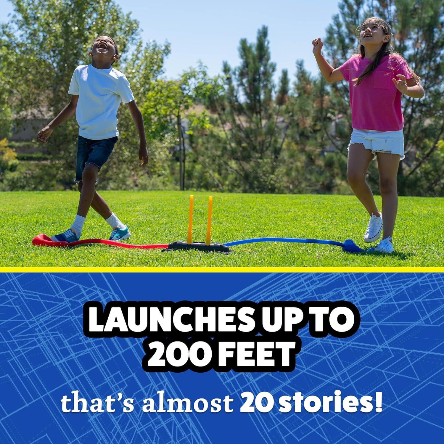 Lanzador de Cohetes Stomp Dueling + 8 Cohetes - 60 m