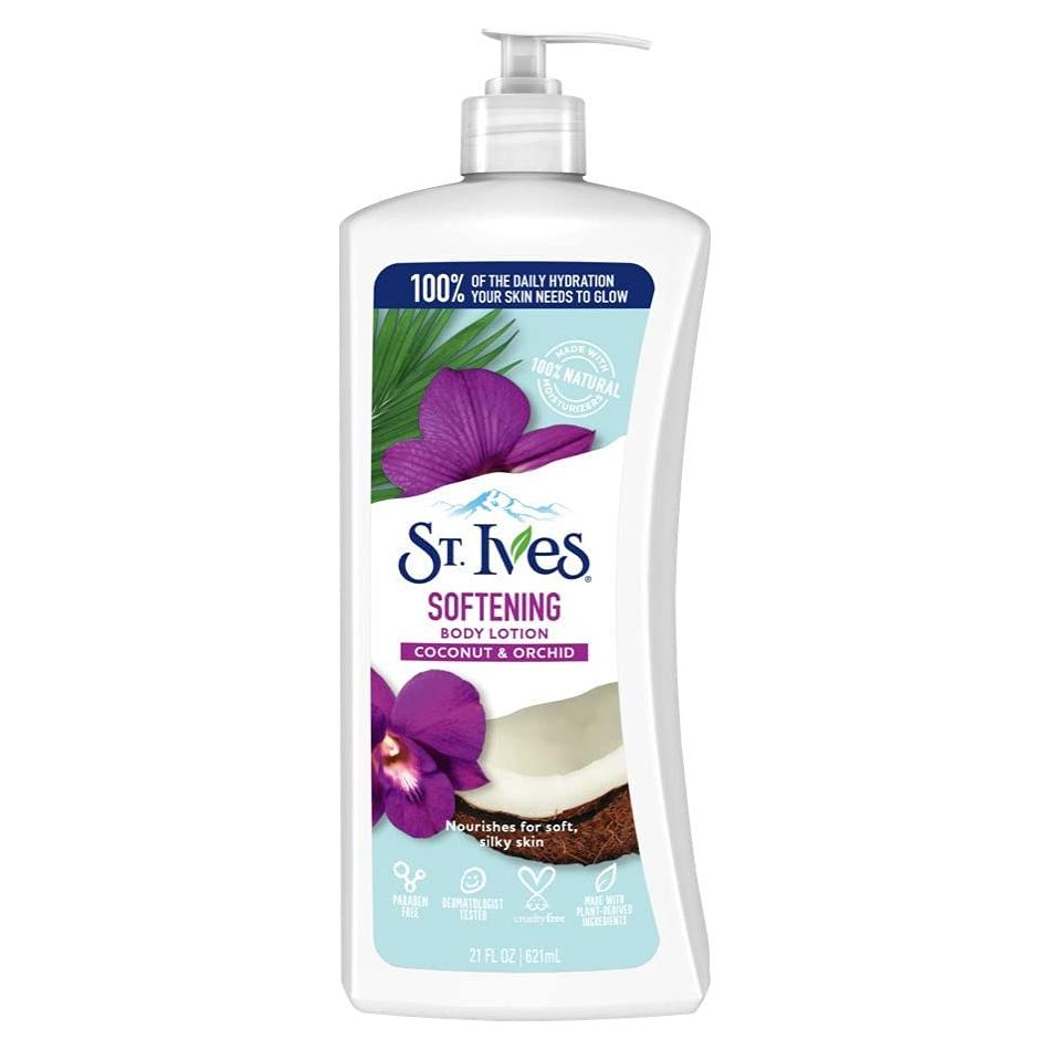 Loción Corporal Suavizante St. Ives Coco y Orquídea 595 g