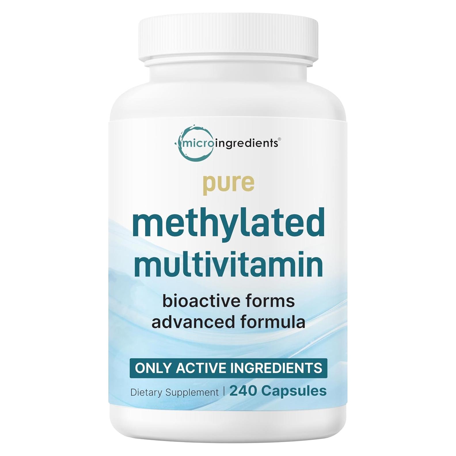 Multivitamina Metilada Pura Micro Ingredients 240 Cápsulas