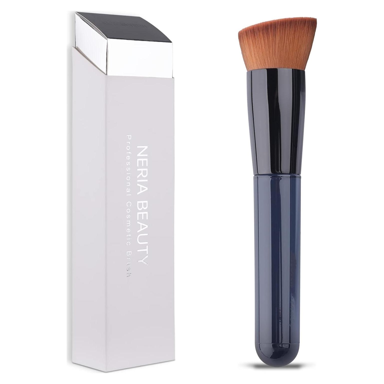 Brocha Kabuki de Base EVRCHGIEA Tamaño M Azul