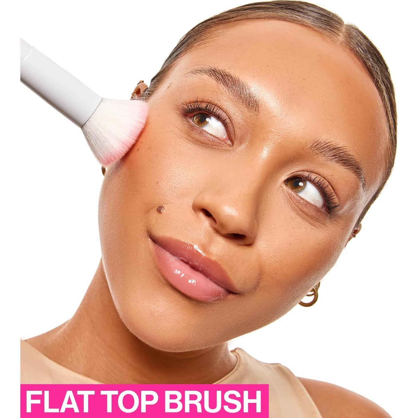 Brocha Kabuki Wet n Wild Cabeza Plana Cerdas Sintéticas