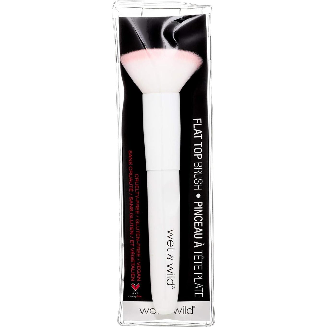 Brocha Kabuki Wet n Wild Cabeza Plana Cerdas Sintéticas