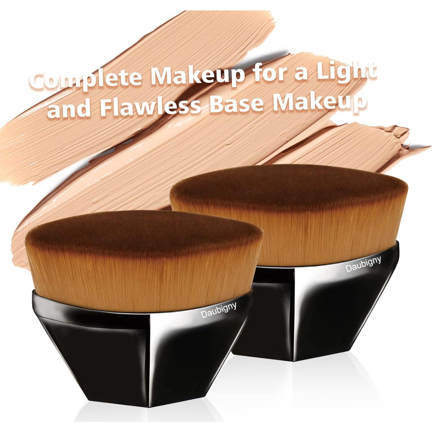 Brocha de Maquillaje Kabuki Daubigny Negra para Base