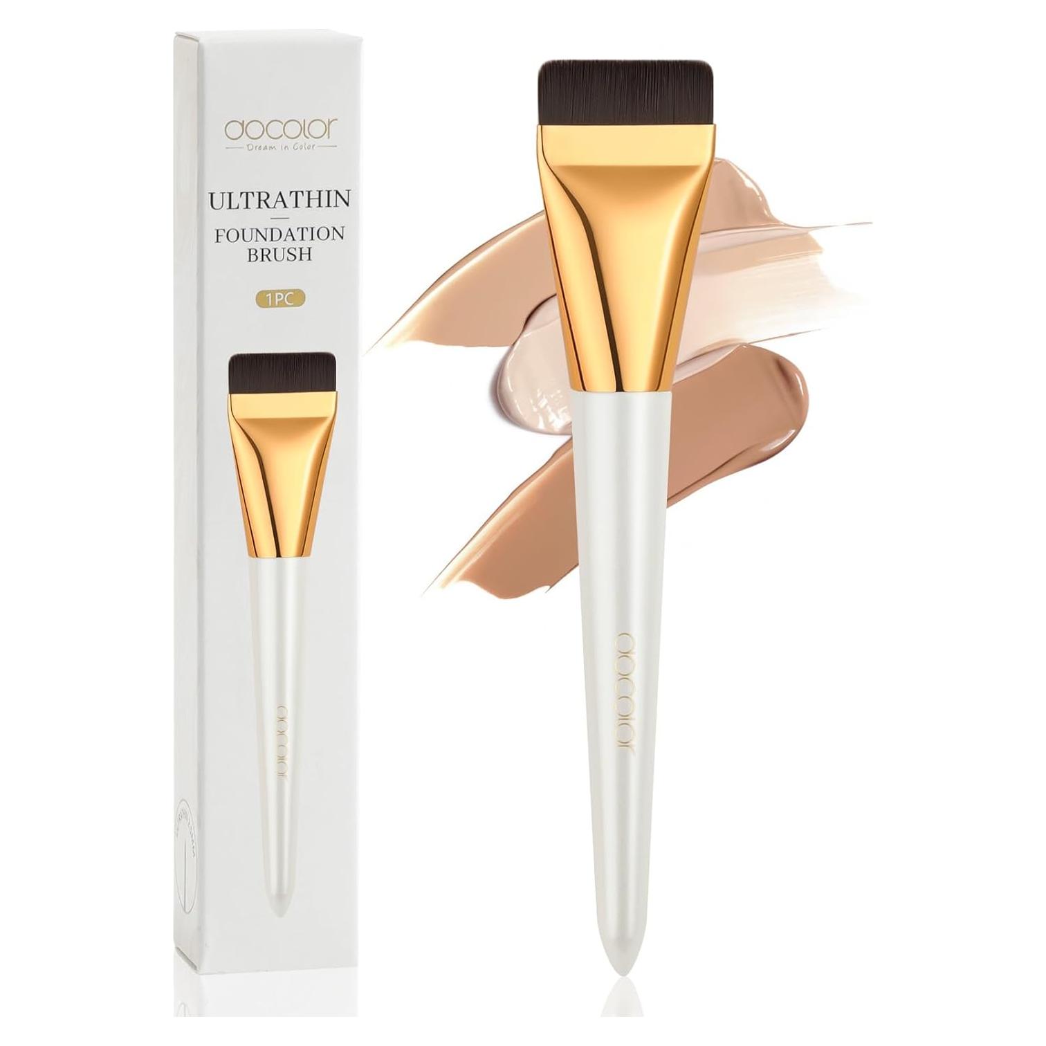 Brocha Plana Docolor para Base Líquida Ultra Fina 16 cm