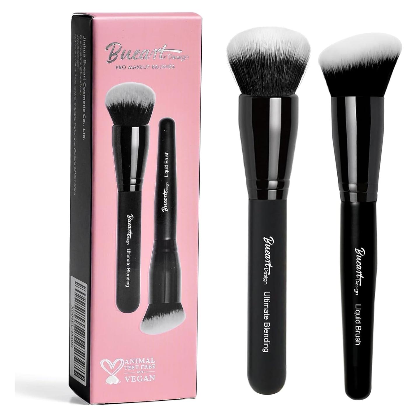 Brocha de Maquillaje Bueart Design para Base y Rubor