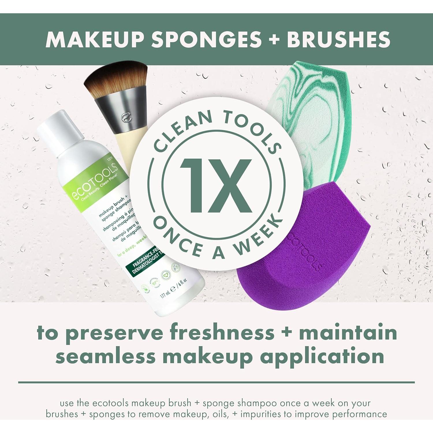 Brocha de Maquillaje EcoTools Luxe para Base Sin Imperfecciones