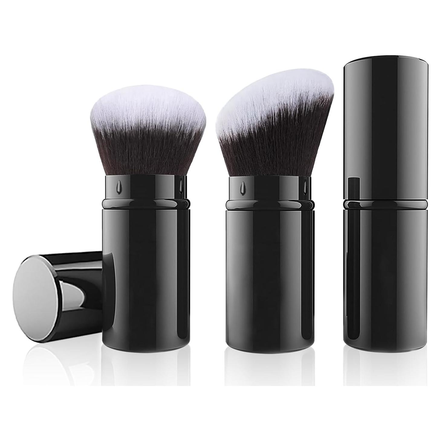 Brocha de Maquillaje Retráctil Falliny - 2 Paquete Kabuki