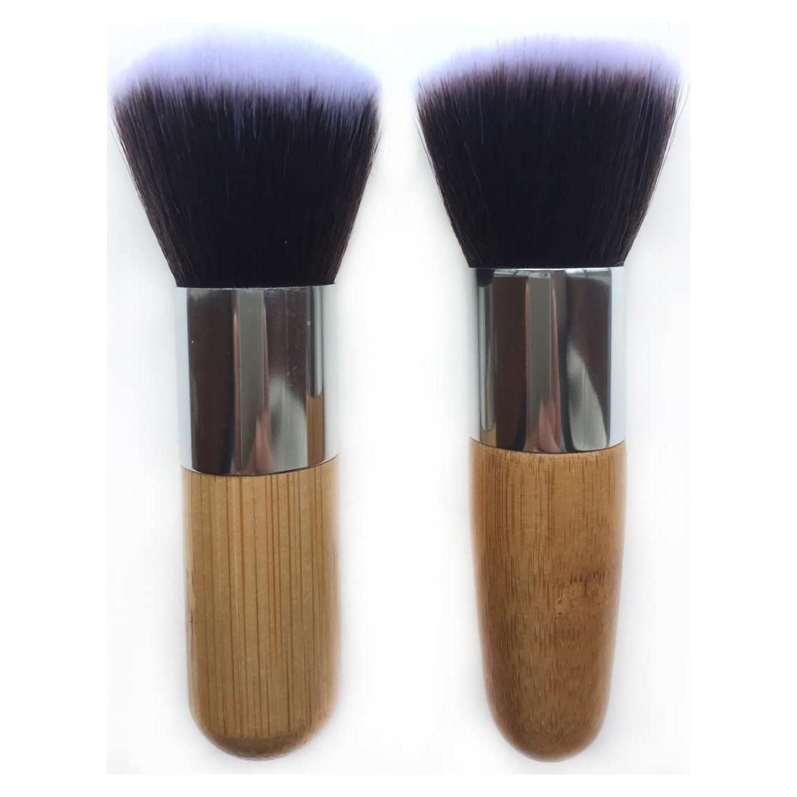 Juego de 2 Pinceles de Maquillaje RN BEAUTY - Suaves y Multifuncionales