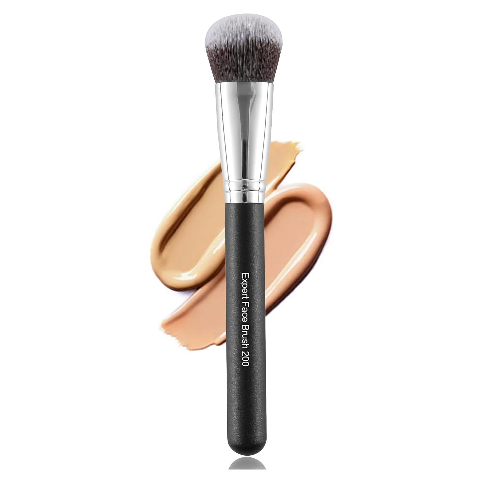 Brocha de Maquillaje Profesional ENERGY 200 Vegana Densa