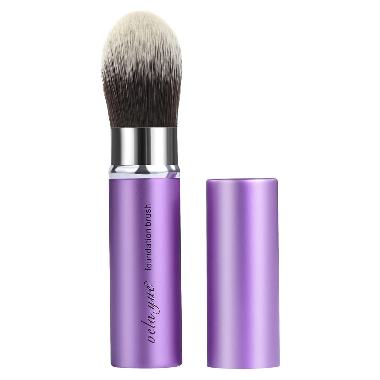 Brocha de Maquillaje Kabuki Retráctil Vela Yue Punta