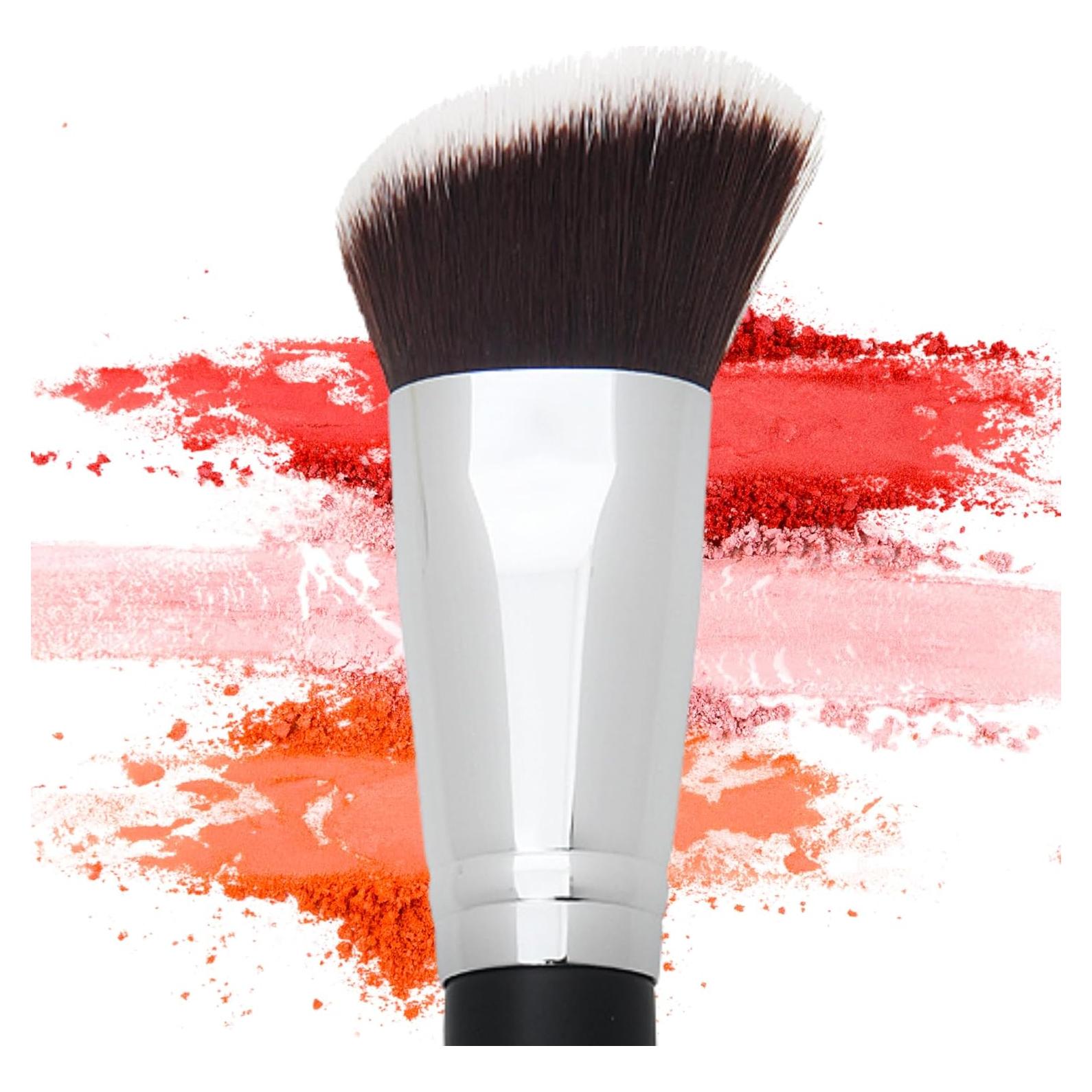 Brocha de Rubor Angulada Beauty Junkees - Cerdas Sintéticas