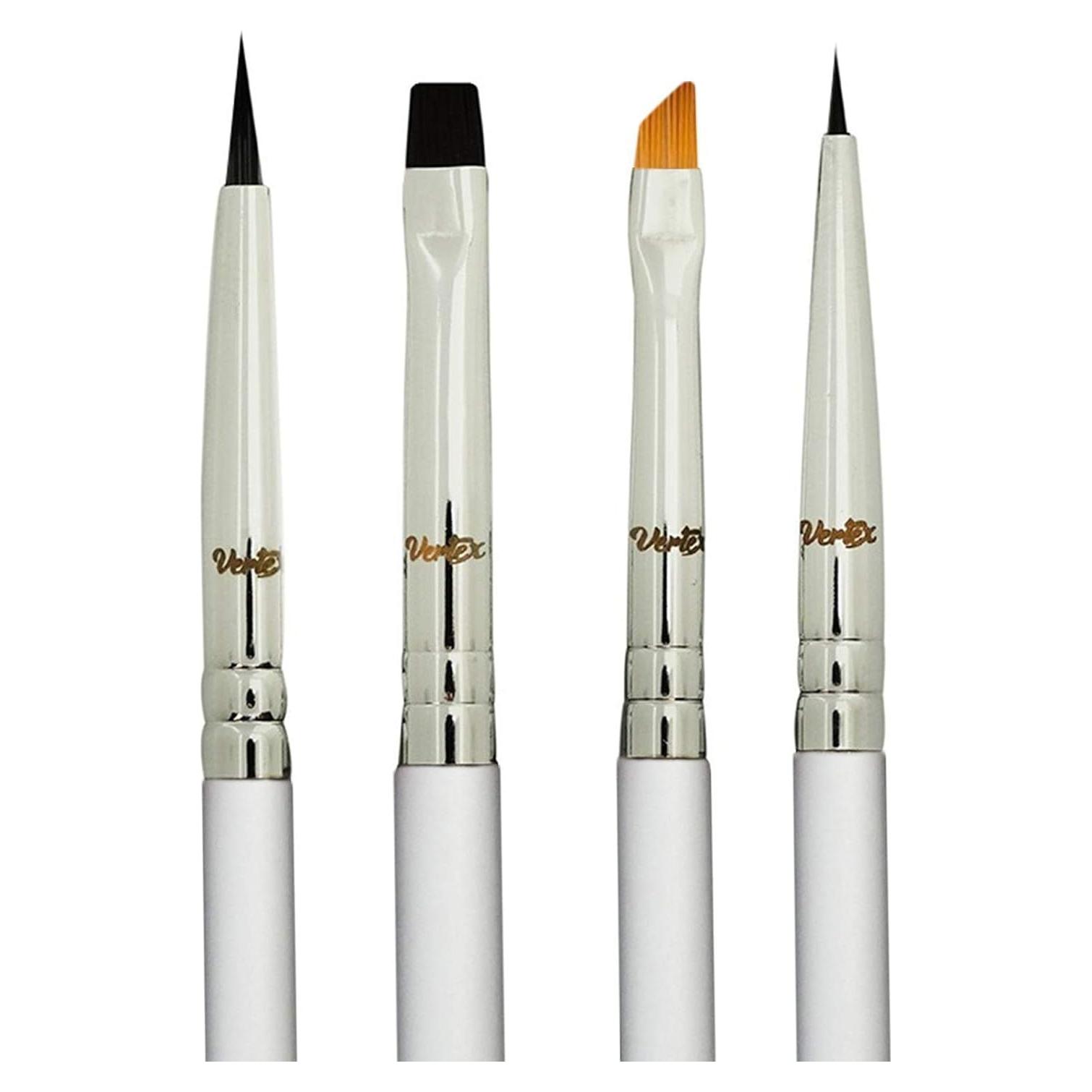 Juego de Pinceles para Eyeliner Vertex - Punta Fina y Angulada