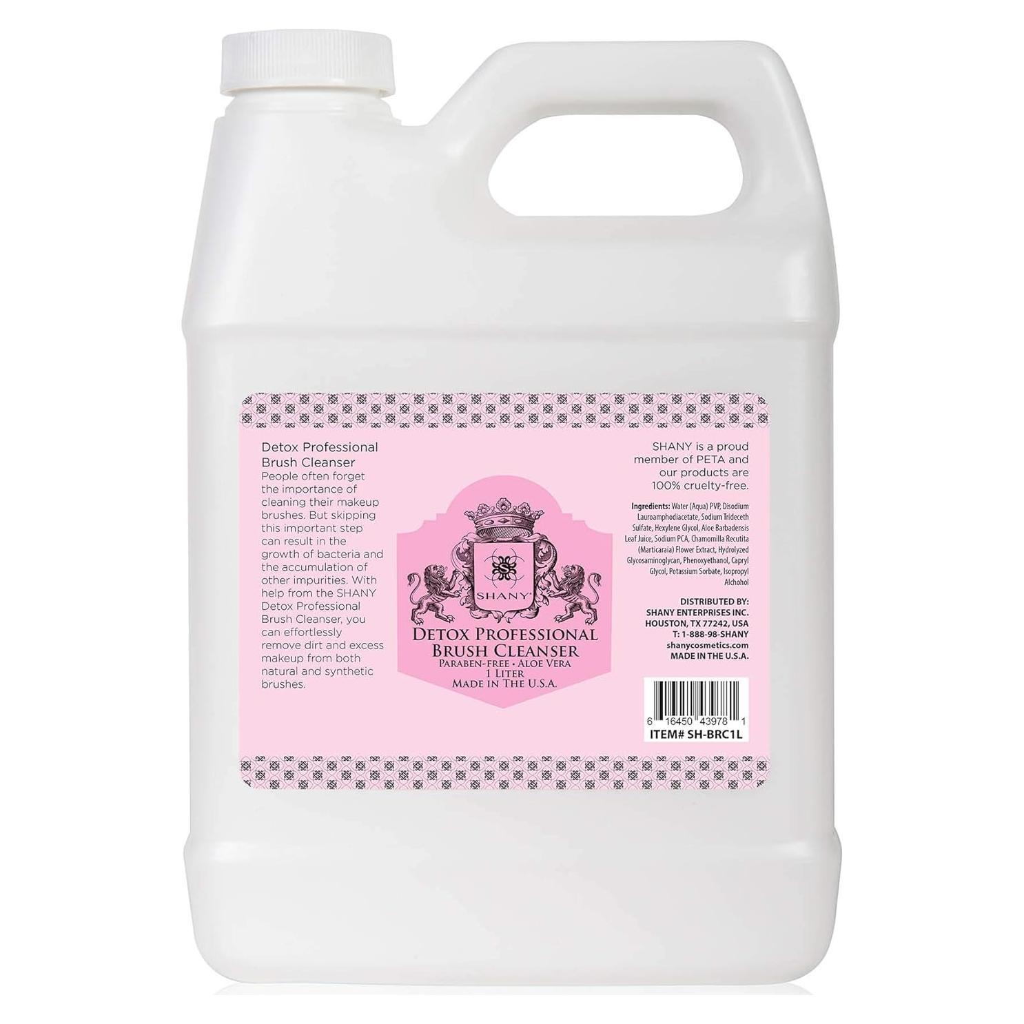 Limpiador de Brochas SHANY Detox 1L Vegano y Cruelty-Free